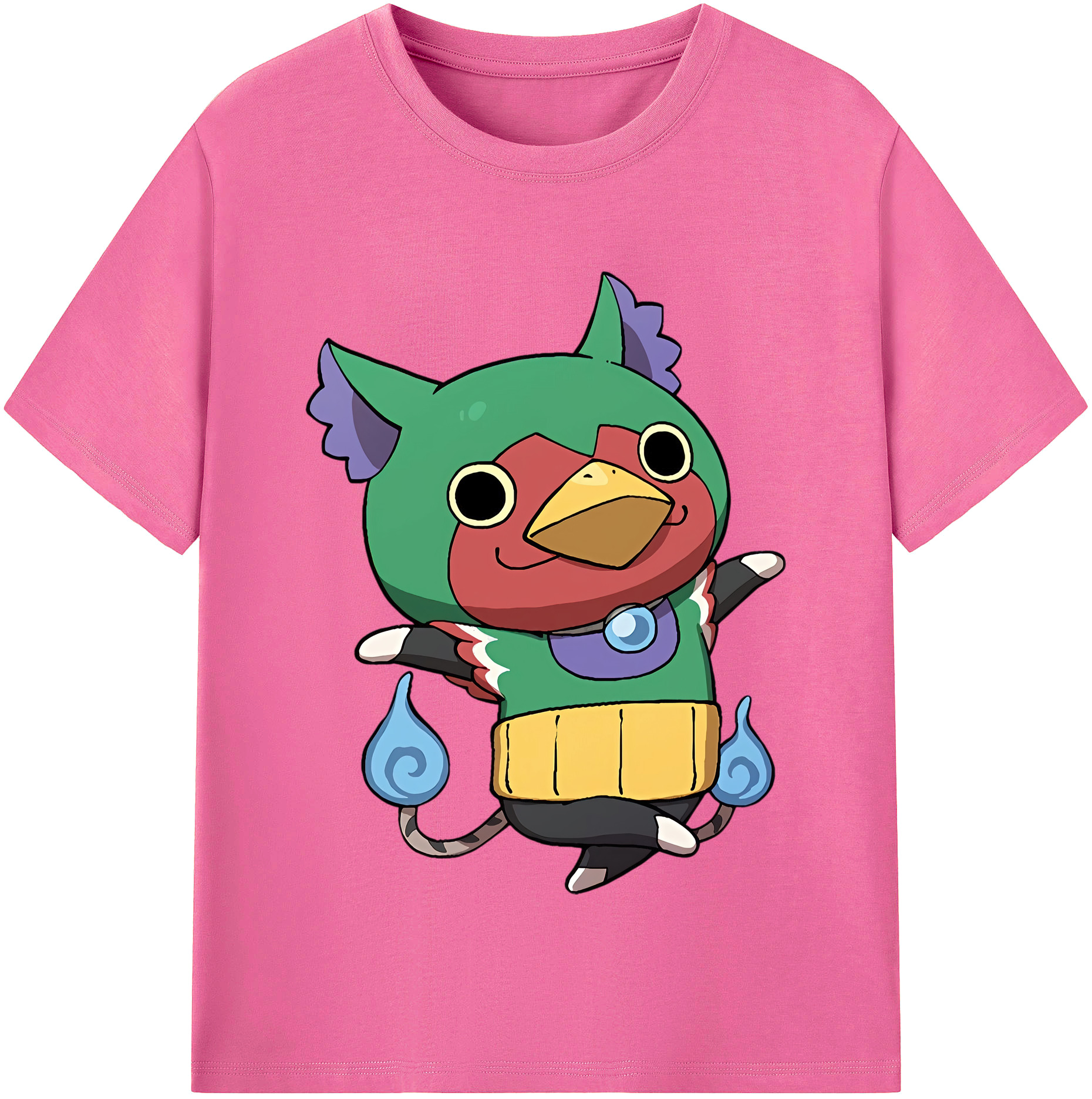 （画像用） 妖怪ウォッチ Yo-kai Watch レディースカジュアルプリントTシャツ（綿100％）